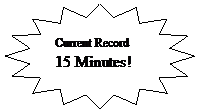 16-Point Star: Current Record
15 Minutes!
